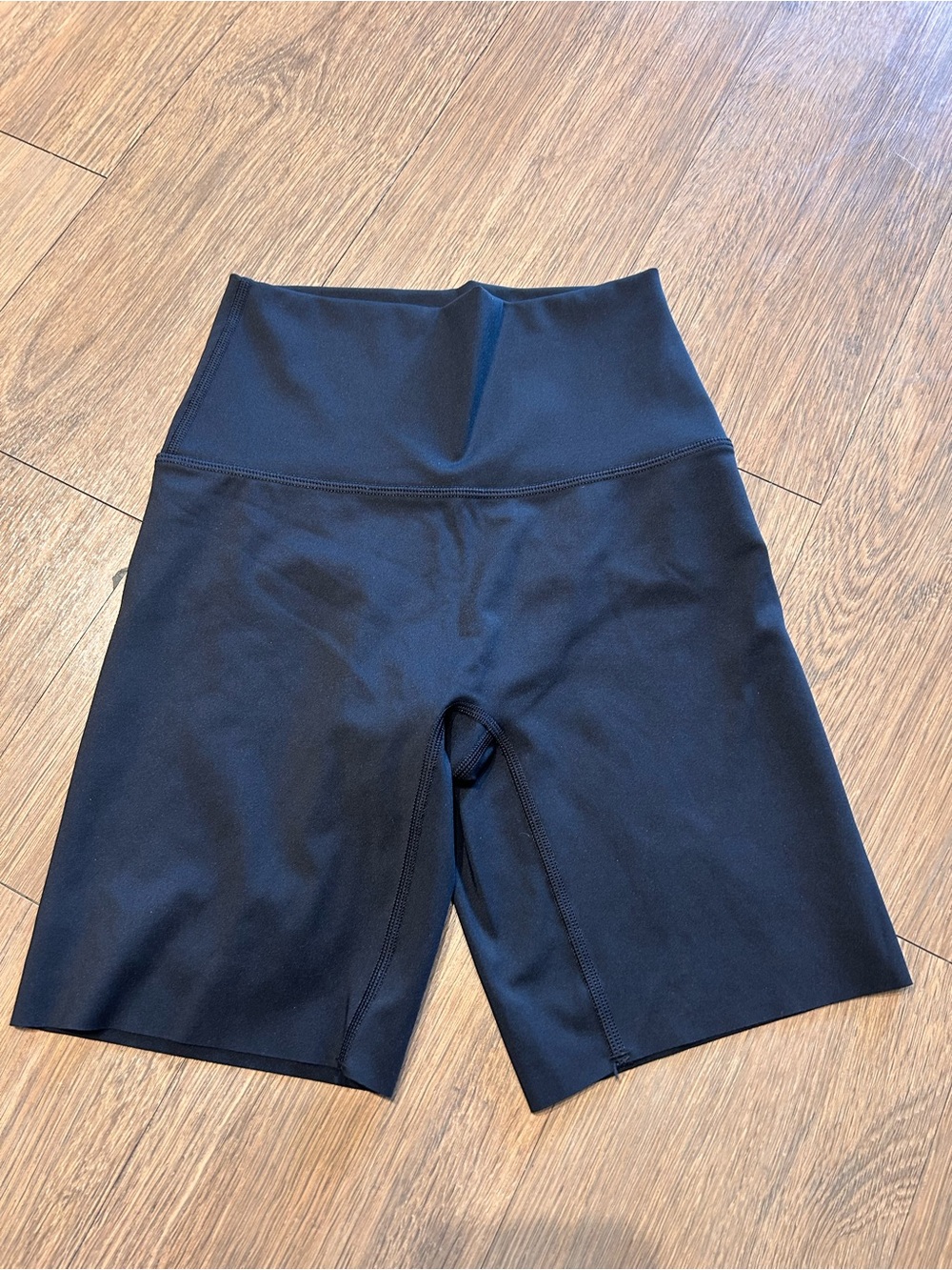 Aerie Offline no seam black biker shorts